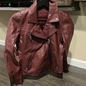 New with tag maroon motocoat. So cute!!